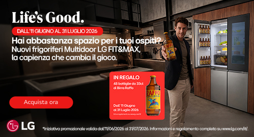 LG Multidoor FIT&MAX, vinci la birra